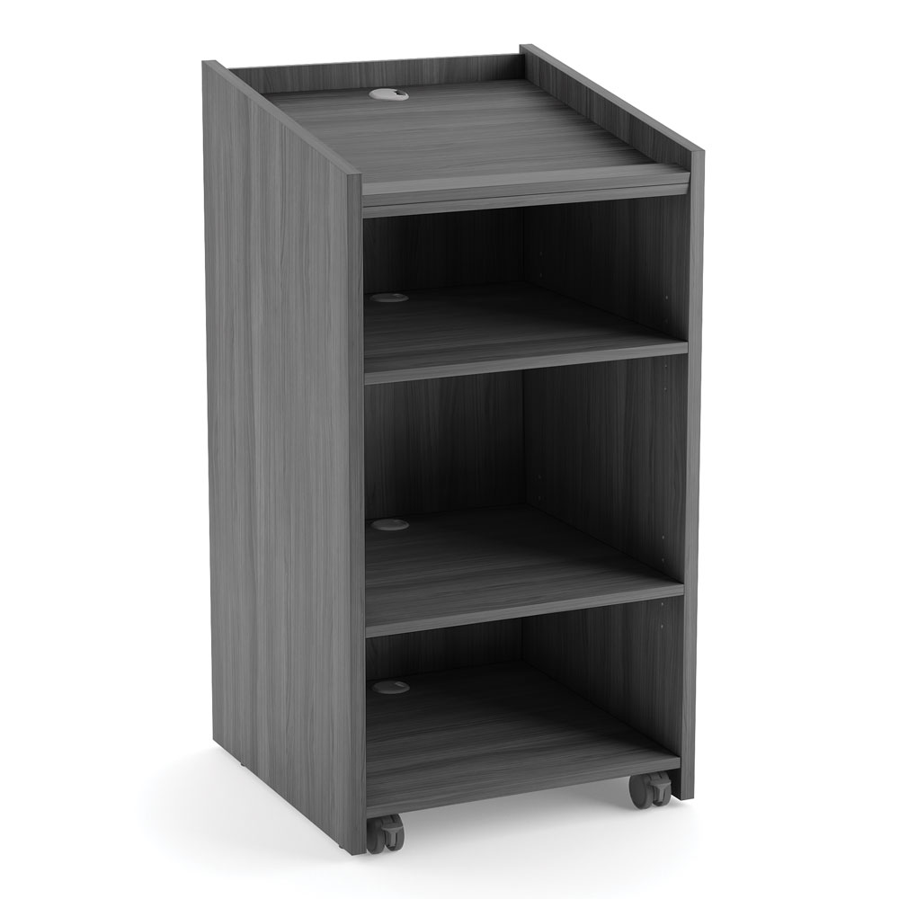 OfficeSource | Conference/Multi-Purpose | Tables Mobile Lectern - Coastal Gray