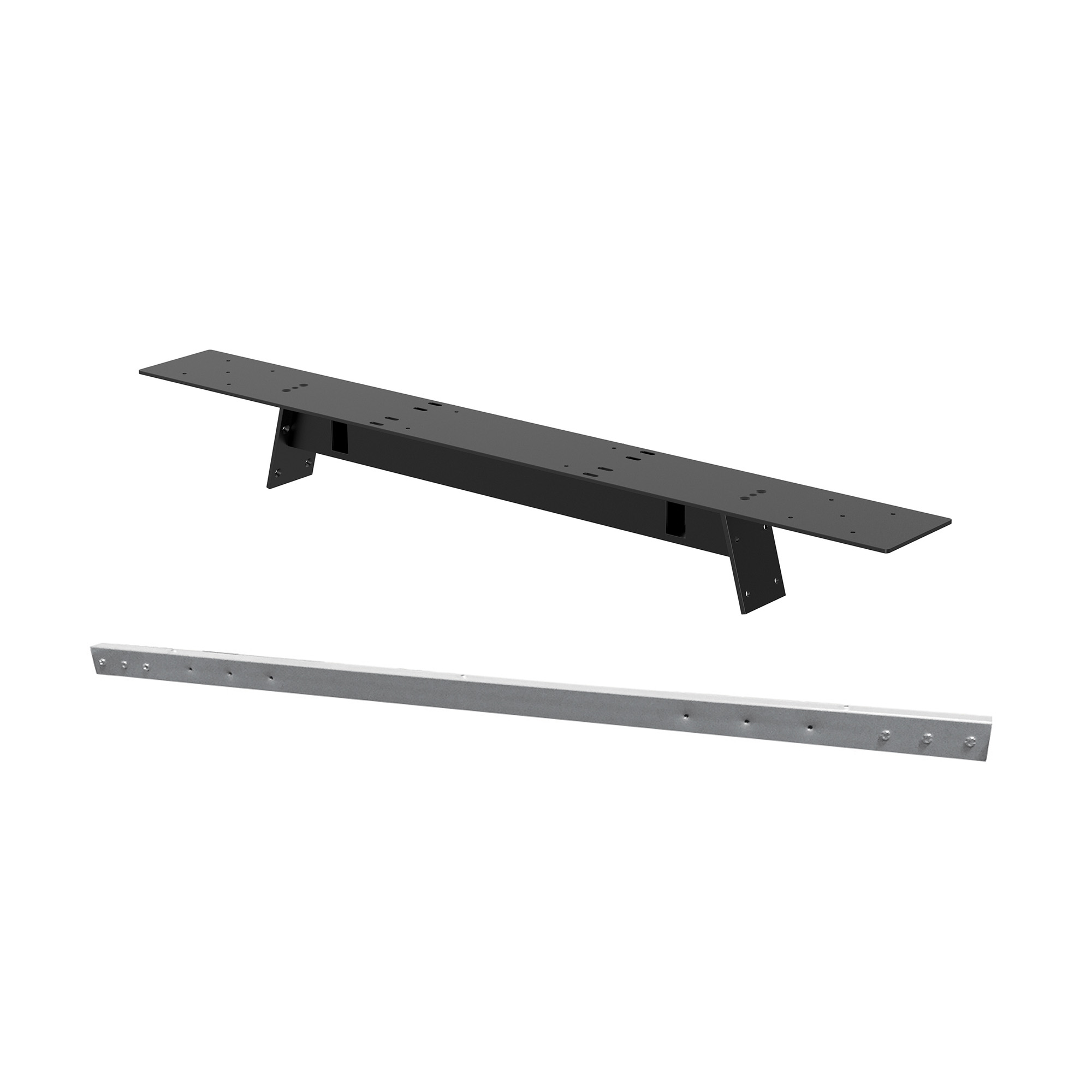 OfficeSource Variant Collection Mounts and Support Bracket for 4860 41''H VA Leg - Black