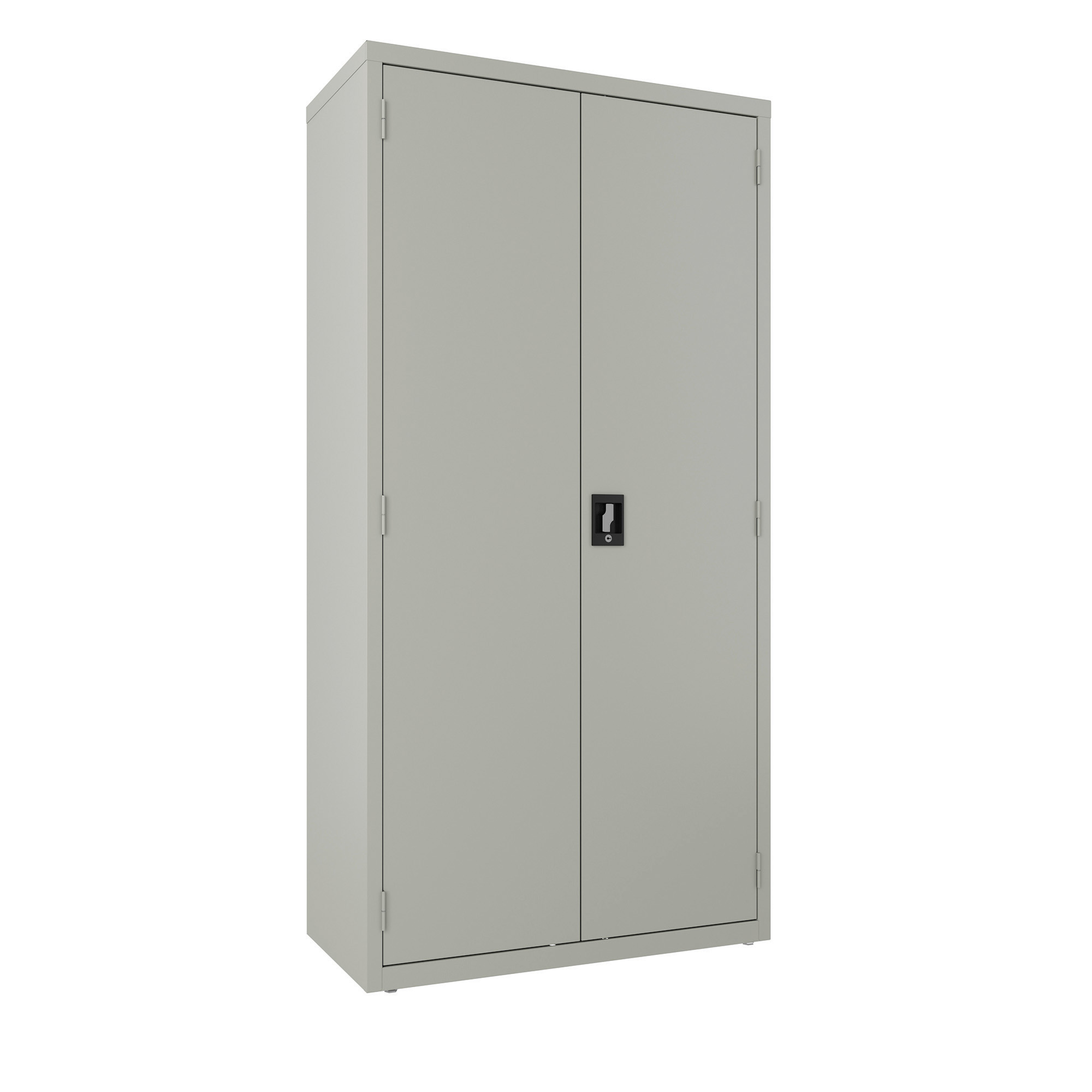 OfficeSource Steel Storage Cabinet Collection Janitor Closet - Light Gray
