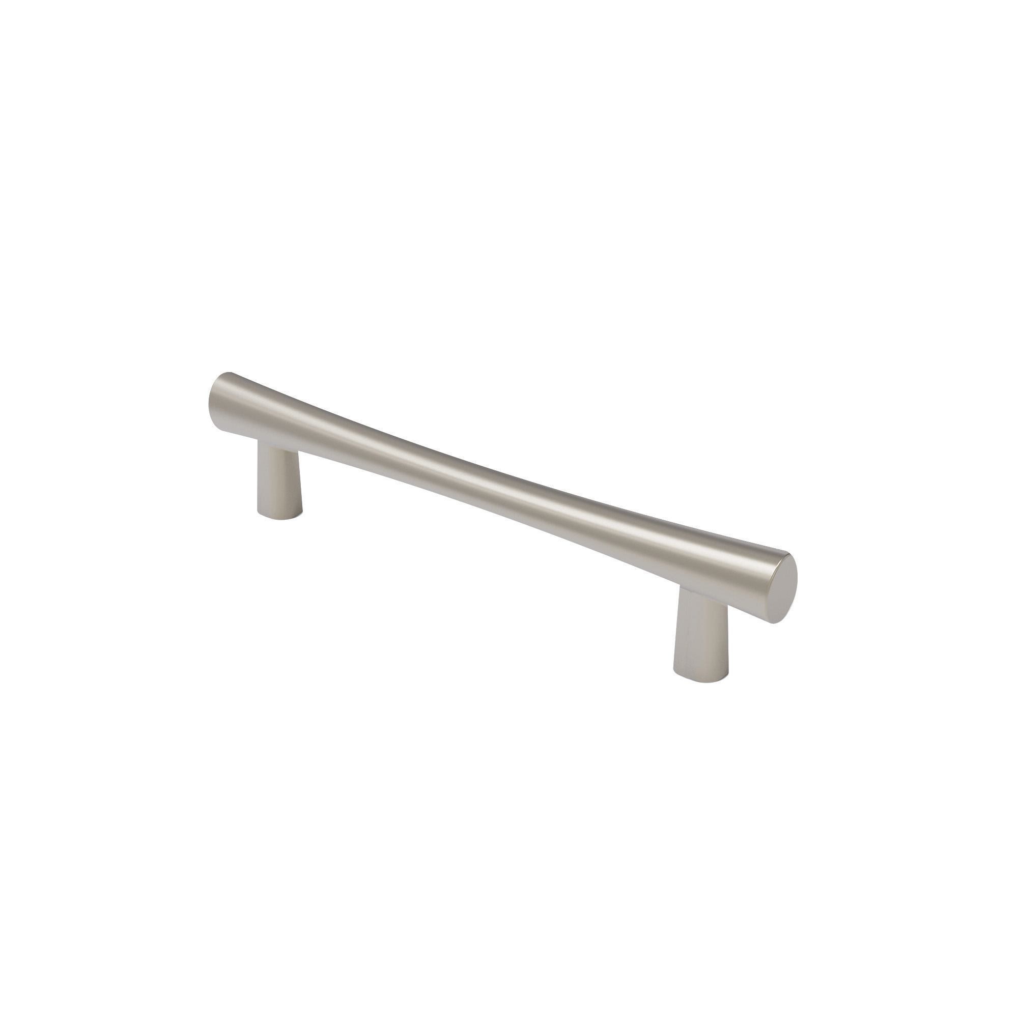 OfficeSource | OS Laminate | Mid-Century Drawer Pull - Silver