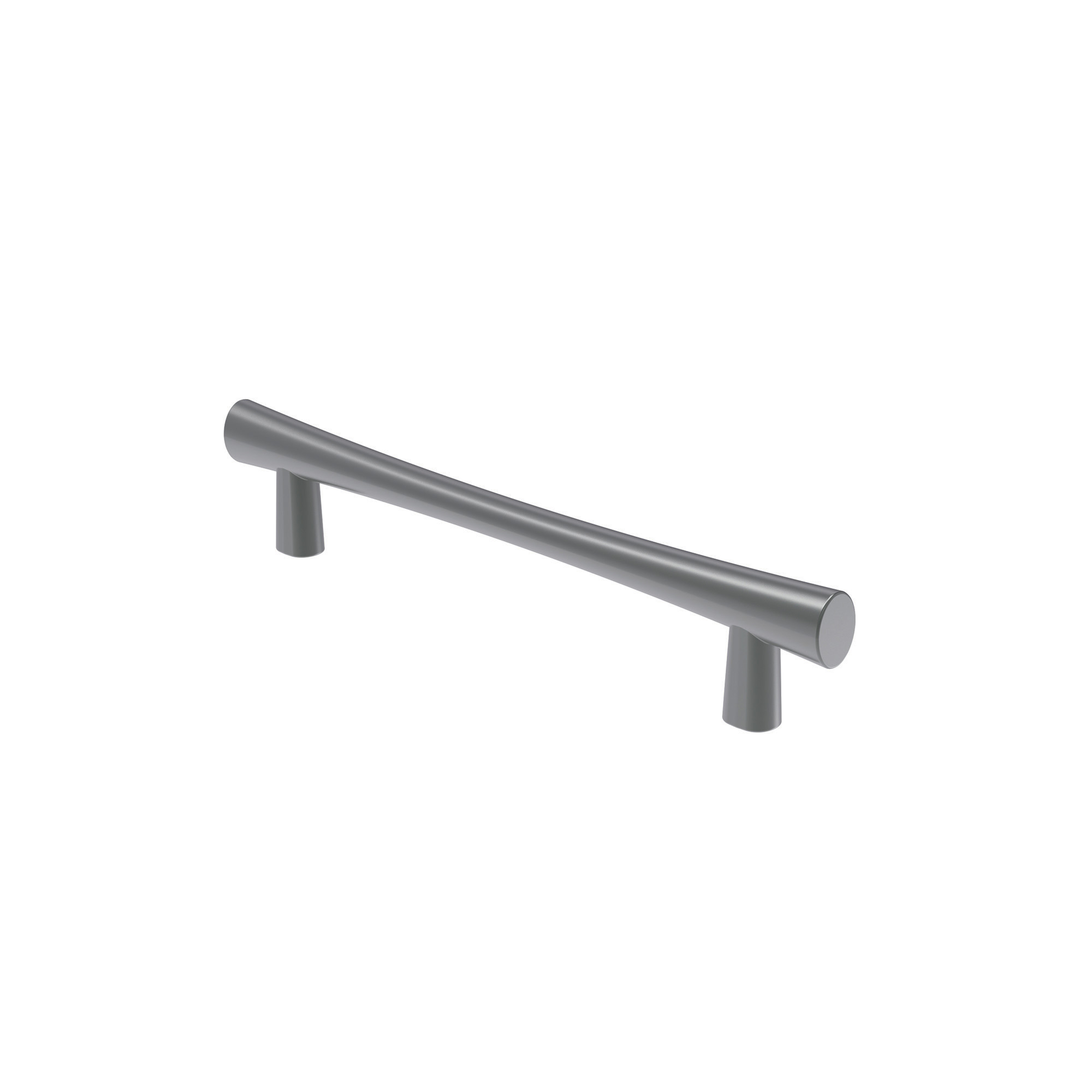 OfficeSource | OS Laminate | Mid-Century Drawer Pull - Gray