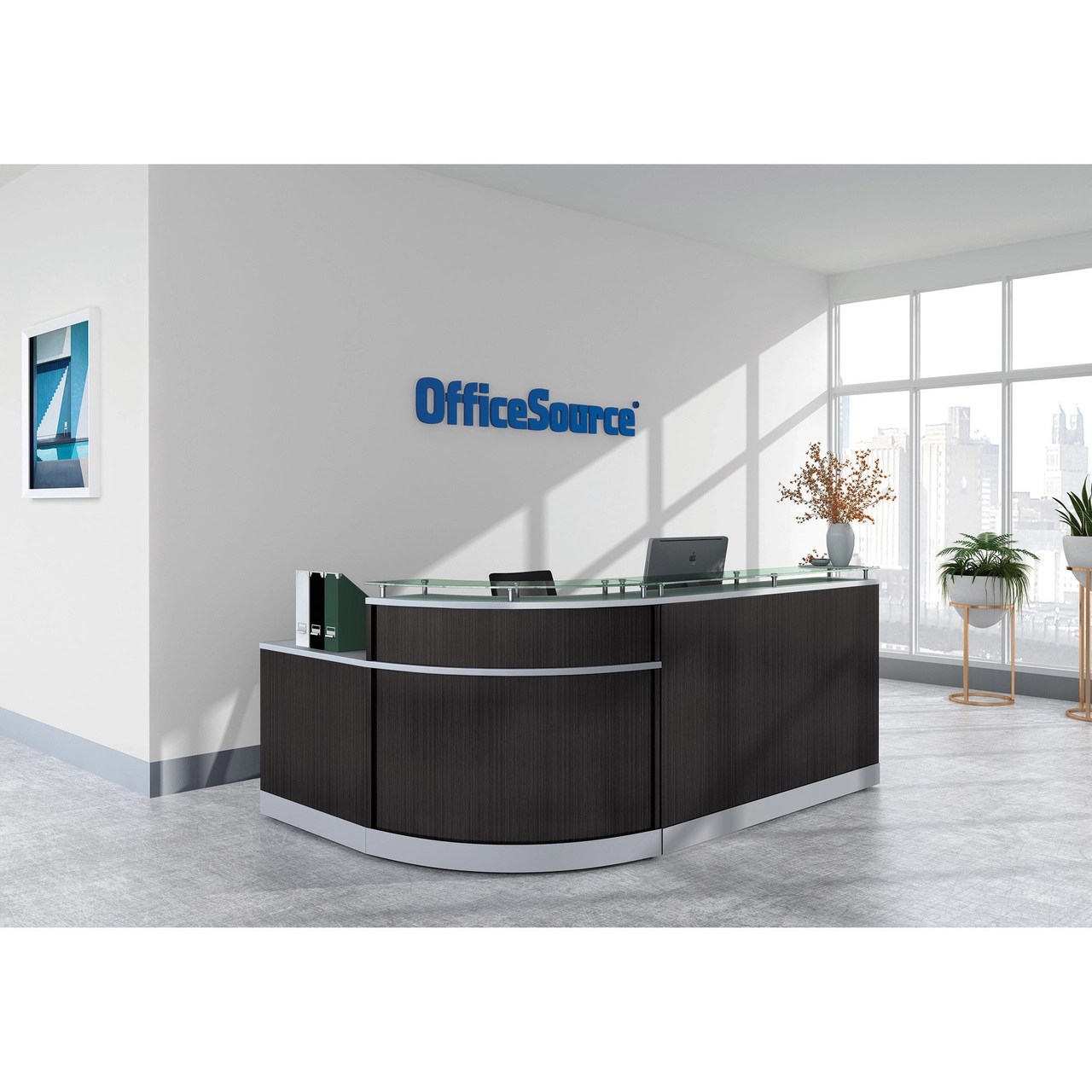 OfficeSource | Cosmo | Reception Typical - COSMO6 - Steely Gray