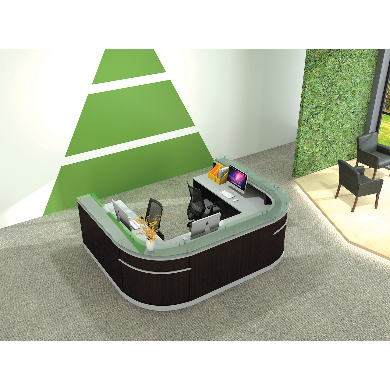 OfficeSource Cosmo Collection Reception Typical - COSMO2 - Cordova Brown