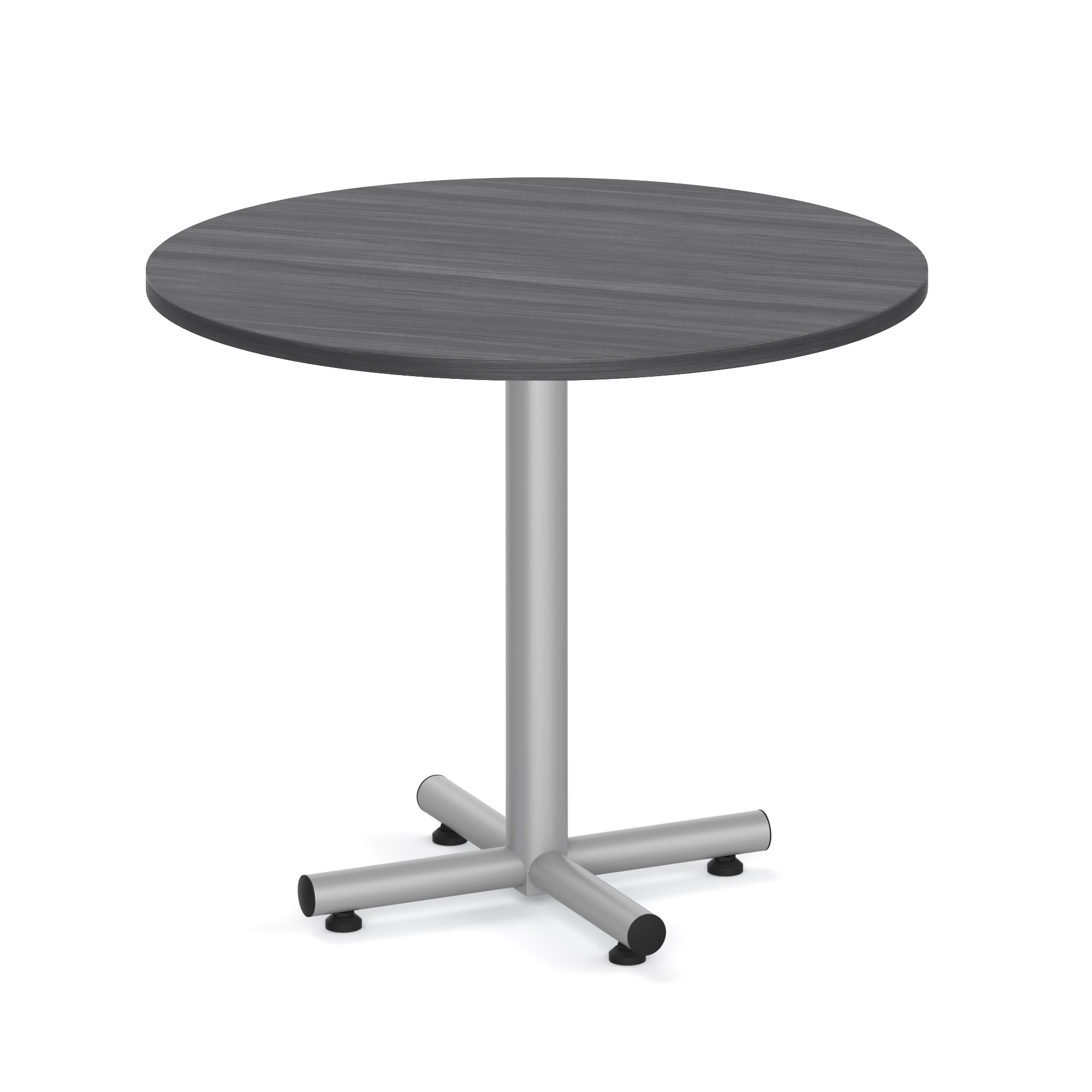 OS Conference/Multipurpose 36'' Round Top (Requires Base) - Coastal Gray