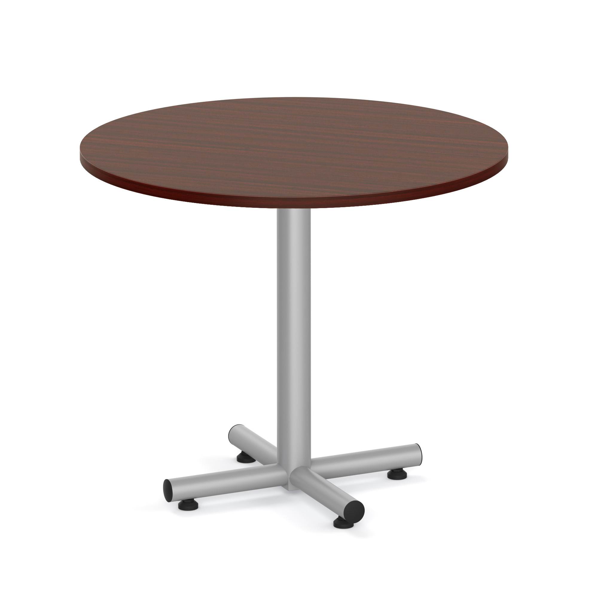 OS Conference/Multipurpose 36'' Round Top (Requires Base) - Mahogany
