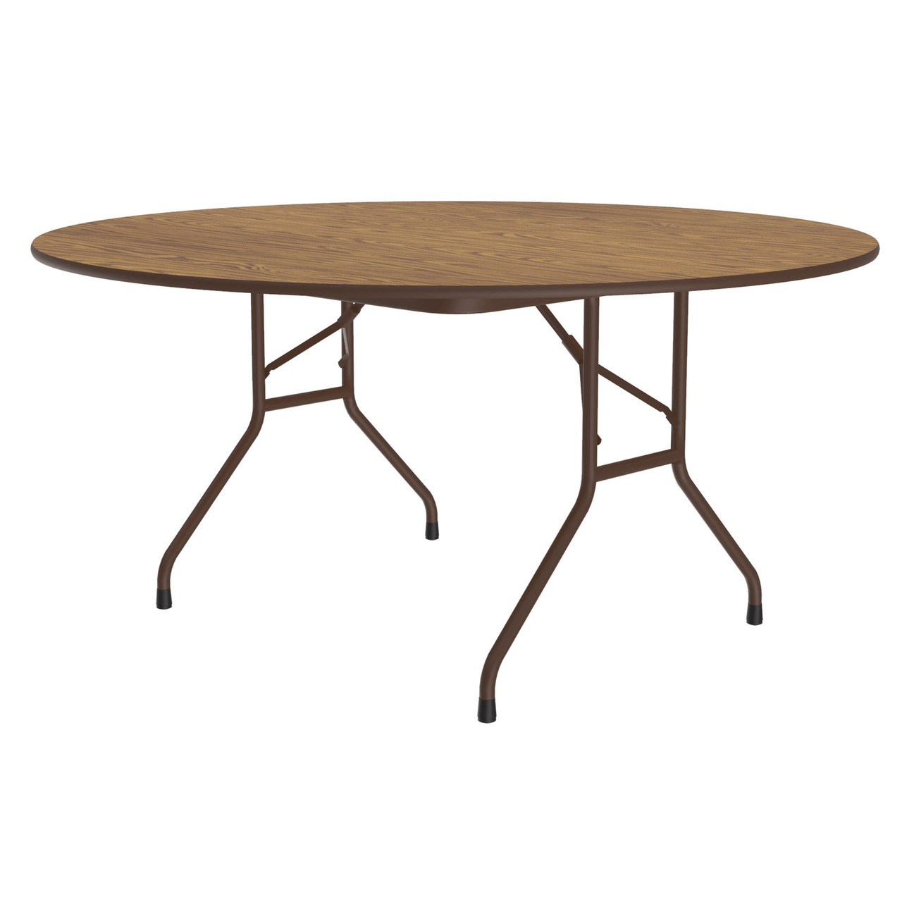 OfficeSource | Melamine Folding Tables | Round Folding Table - 60"