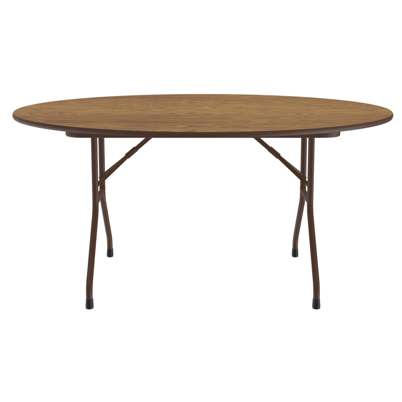 OfficeSource | Melamine Folding Tables | Round Folding Table - 60"