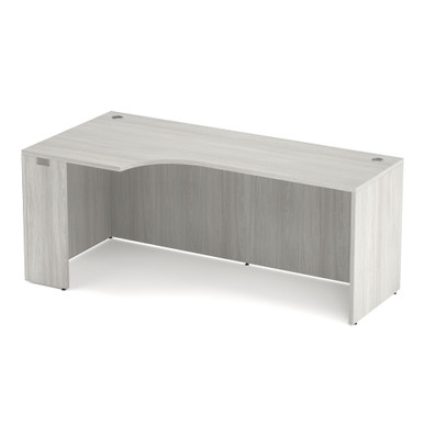OfficeSource | OS Laminate | Credenza with Left Corner Extension - 71''W - Cherry – view 10