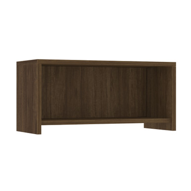 OfficeSource | OS Laminate | Wall Mounted Open Hutch - 36.5''W - Coastal Gray – view 10
