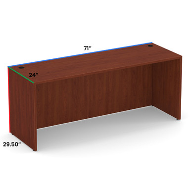 OS Laminate 71'' Credenza Shell - Java – view 11