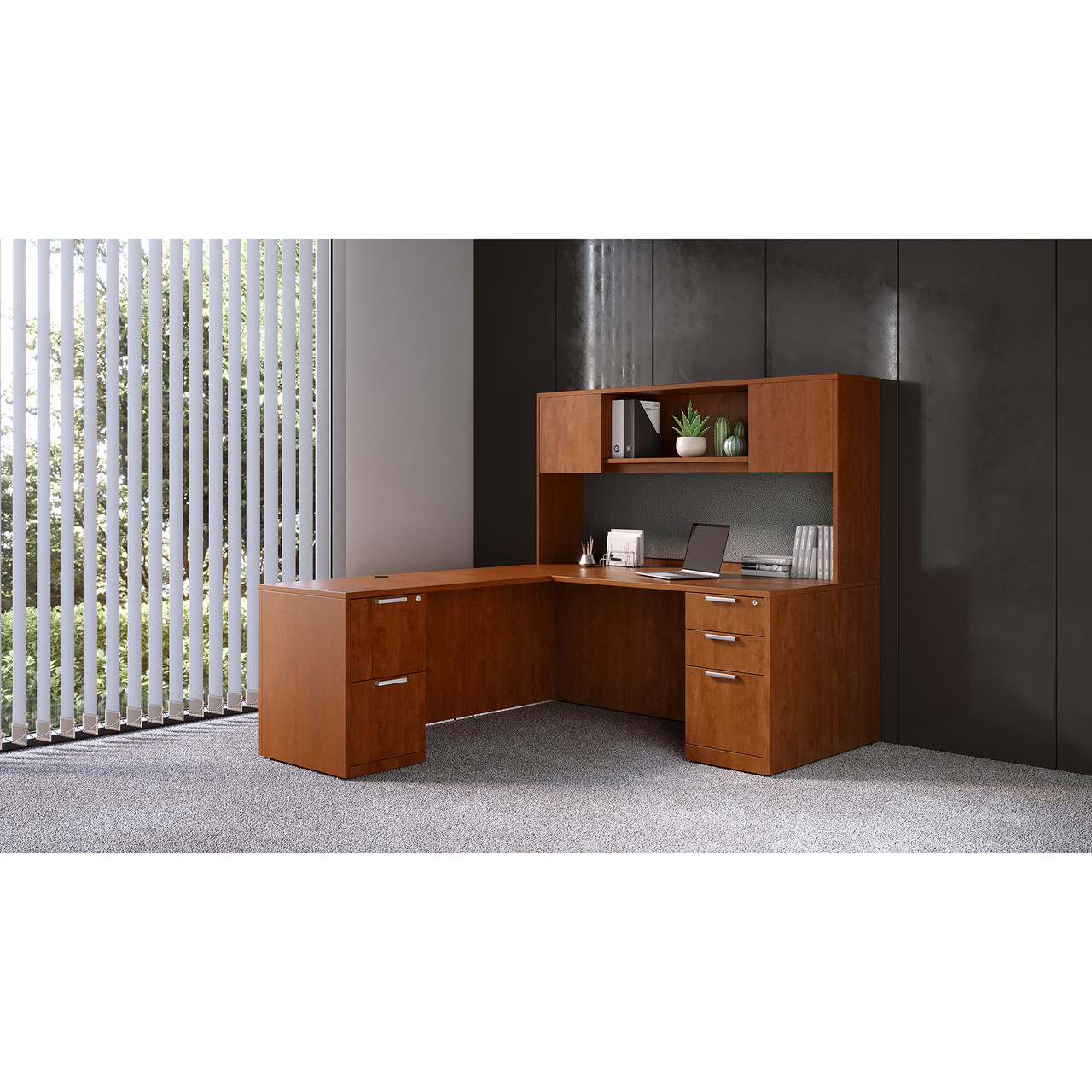 OfficeSource | OS Laminate | L Shape Typical - OS86
