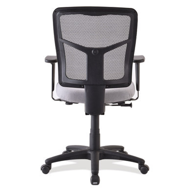 OfficeSource | CoolMesh Basic | Task Chair with Fabric Seat and Black Frame - Ash Gray Antimicrobial Seat – view 22