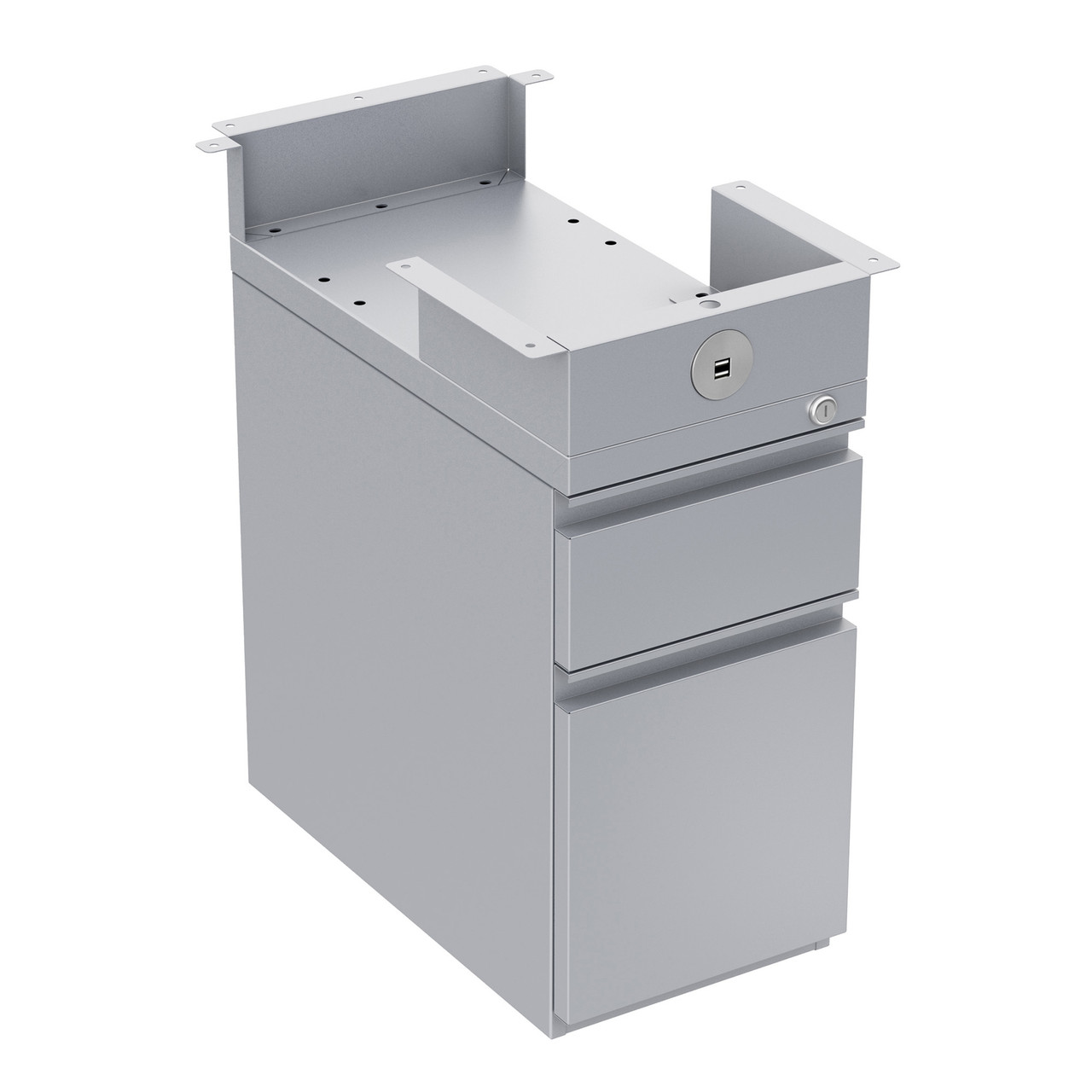 OfficeSource Metal Pedestals Hanging Bracket with USB for OSCMPBF