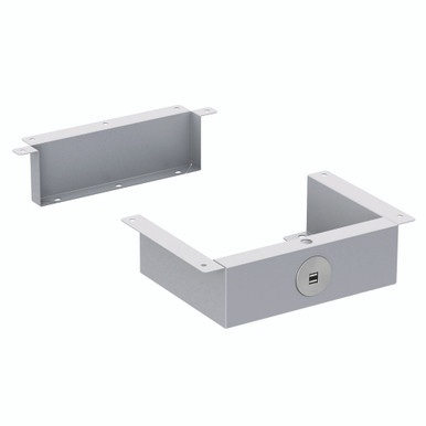 OfficeSource Metal Pedestals Hanging Bracket with USB for CMPBF