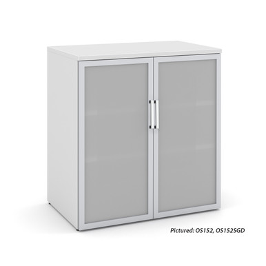 OfficeSource | Storage & Wardrobe Cabinets | Storage Cabinet - 35.5''W x 22''D - Java – view 17