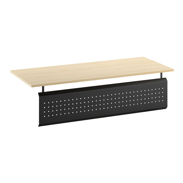 OfficeSource | StandUp Standing Desk Collection | Metal Perforated Modesty Panel - 53"W
