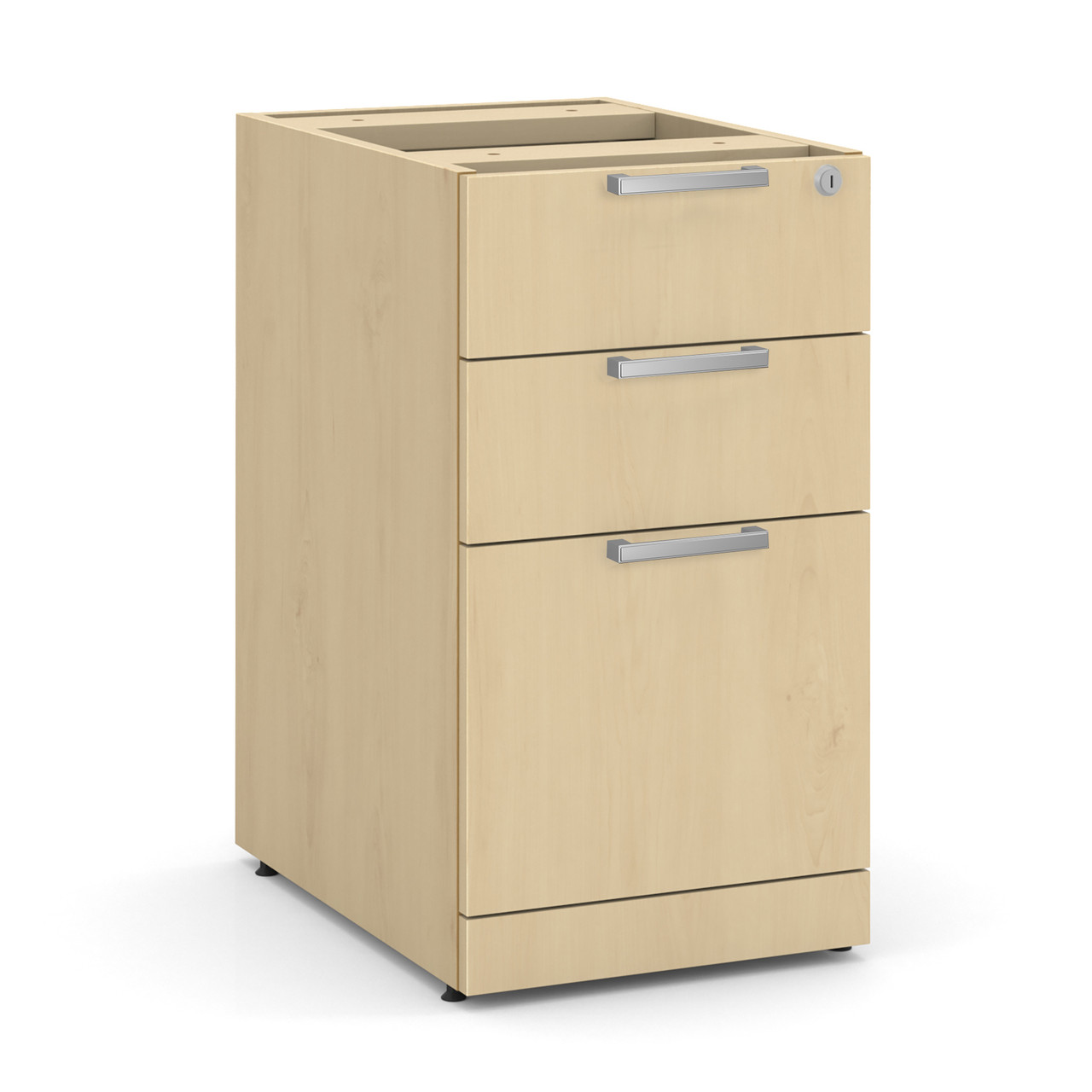 OfficeSource | OS Laminate | 3 Drawer Deluxe Full Pedestal - Box/Box/File