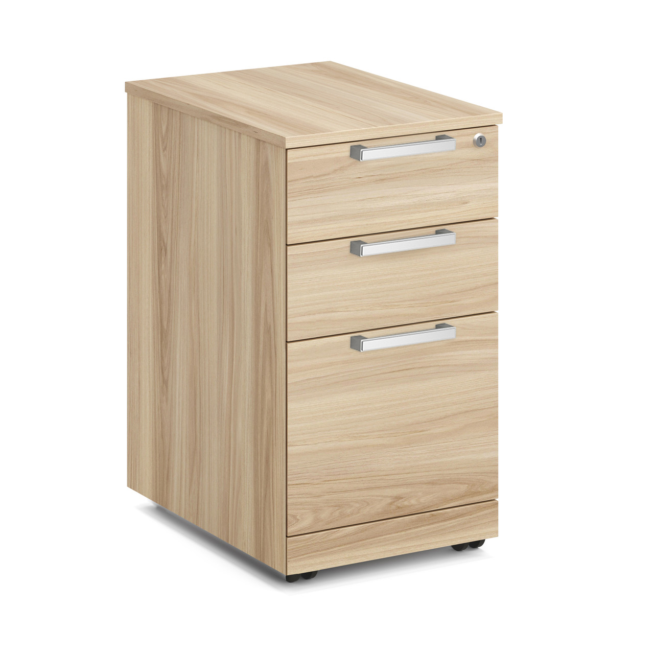 OfficeSource | OS Laminate | 3 Drawer Mobile Pedestal - Box/Box/File