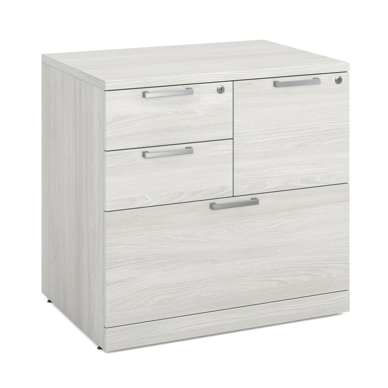 OfficeSource OS Laminate Lateral Files Combo Lateral File Cabinet