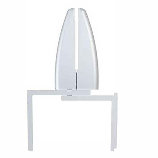 OfficeSource | SafeGuard Barrier | Panel Mount Divider Bracket for Panels 2.25" to 3.5"
