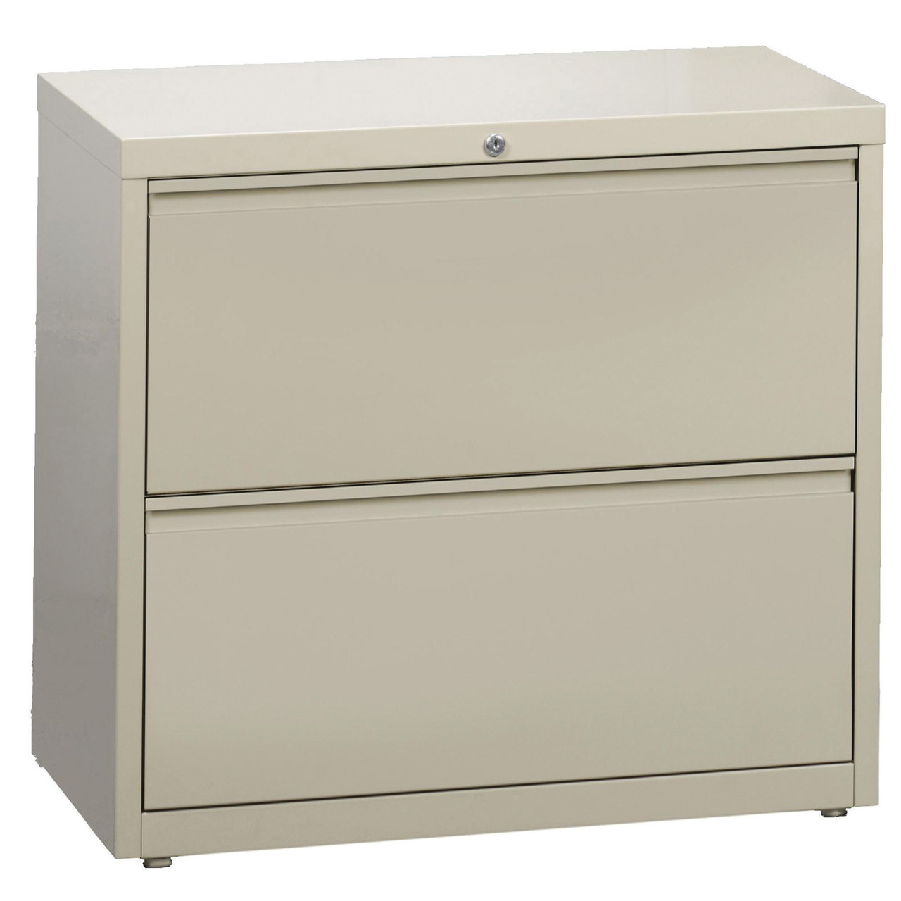 OfficeSource Steel Lateral File Collection 2 Drawer Lateral File Cabinet, 30" Wide