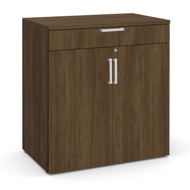 OfficeSource  OS Laminate Buffet Credenza with Top Drawer and Doors - American Elm – view 10