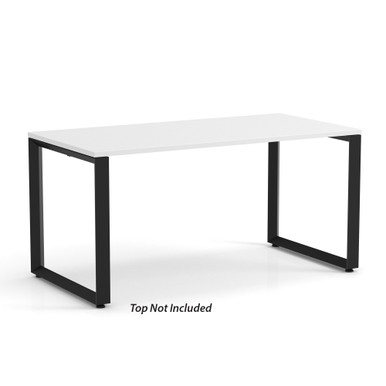 OfficeSource | Variant Collection | Beveled Style Leg Base - 23.8''W - Black – view 11