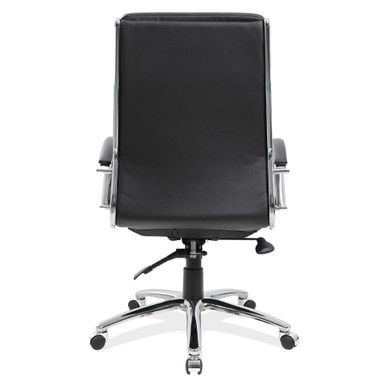 OfficeSource | Merak | Executive High Back with Chrome Base - Caramel PU Leather - Chrome – view 13