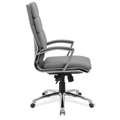 OfficeSource | Merak | Executive High Back with Chrome Base - Caramel PU Leather - Chrome – view 16