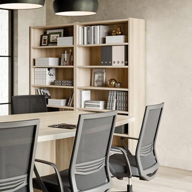 OS Laminate Bookcase - 6 Shelf - Java – view 17