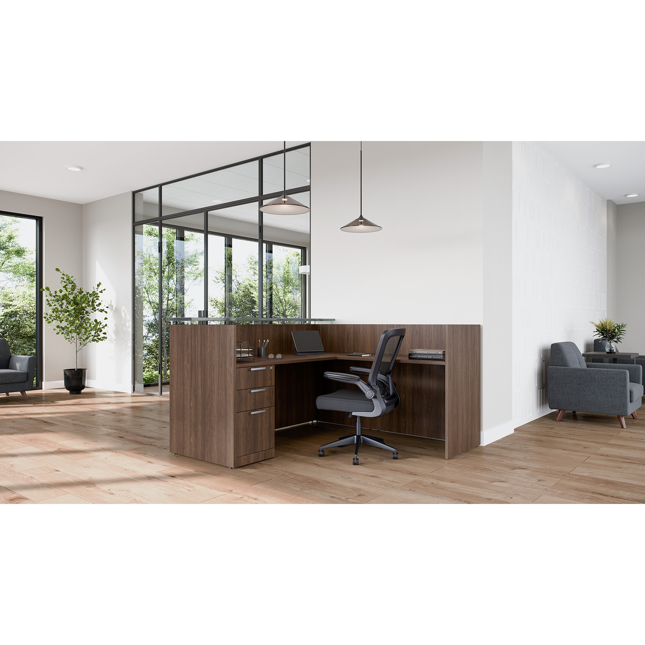 OfficeSource OS Laminate Collection Reception Typical - OSTYP153