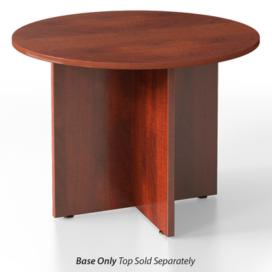OfficeSource Conference/Multi-Purpose Tables X Base For 36'' and 42'' Round Top - Mahogany – view 12