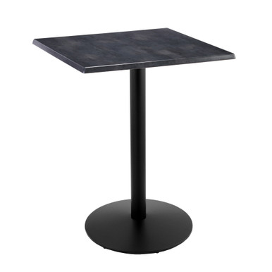 OfficeSource Robust Collection Indoor Cafe Height Round Table Base - Black – view 9