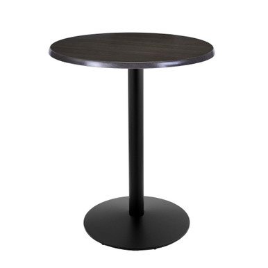 OfficeSource Robust Collection Indoor Cafe Height Round Table Base - Black – view 10