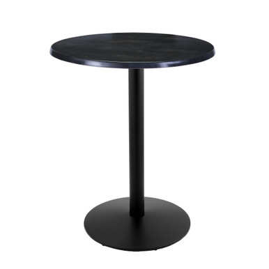 OfficeSource Robust Collection Indoor Cafe Height Round Table Base - Black – view 11