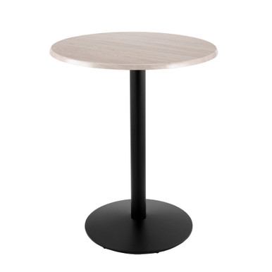 OfficeSource Robust Collection Indoor Cafe Height Round Table Base - Black – view 12