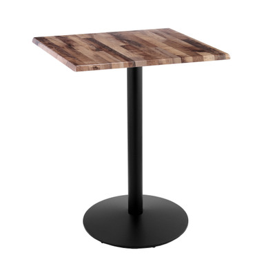 OfficeSource Robust Collection Indoor Cafe Height Round Table Base - Black – view 13