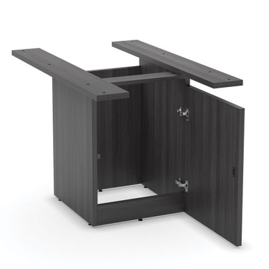 OfficeSource | OS Conference/Multi-Purpose | Board Table Cube Base With Access Door - American Elm – view 15