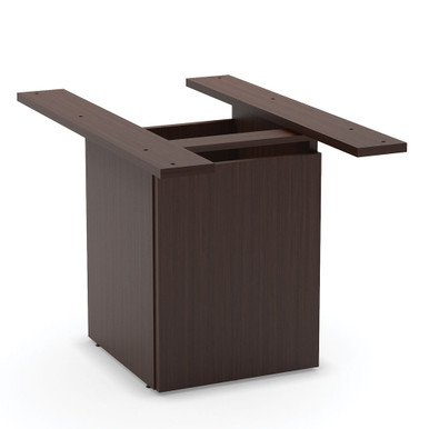 OfficeSource | OS Conference/Multi-Purpose | Board Table Cube Base With Access Door - American Elm – view 10