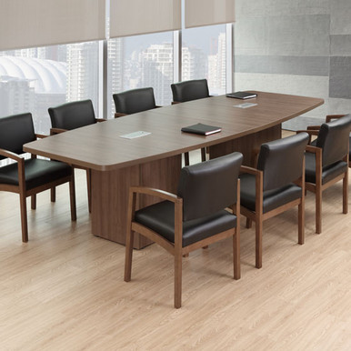 OfficeSource | OS Conference/Multi-Purpose | Board Table Cube Base With Access Door - American Elm – view 24