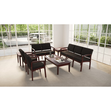 OfficeSource | Parallel Collection | Coffee Table - American Elm – view 11