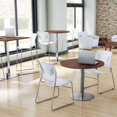OfficeSource | Conference/Multi-Purpose Tables | 30'' Round Table Top - Requires Base - Java – view 12