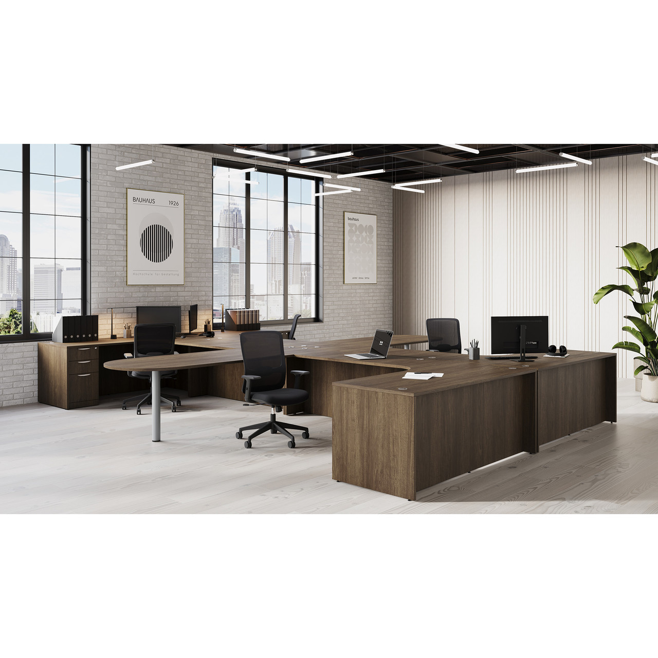 OfficeSource OS Laminate Collection Multi-Person Typical - OSTYP170