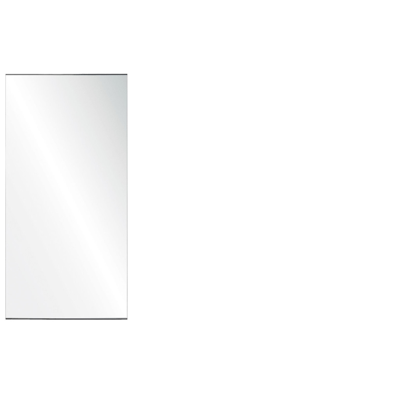 OfficeSource SafeGuard Barrier Collection Clear Acrylic Screen with Square Edges - 24"W x 30"H