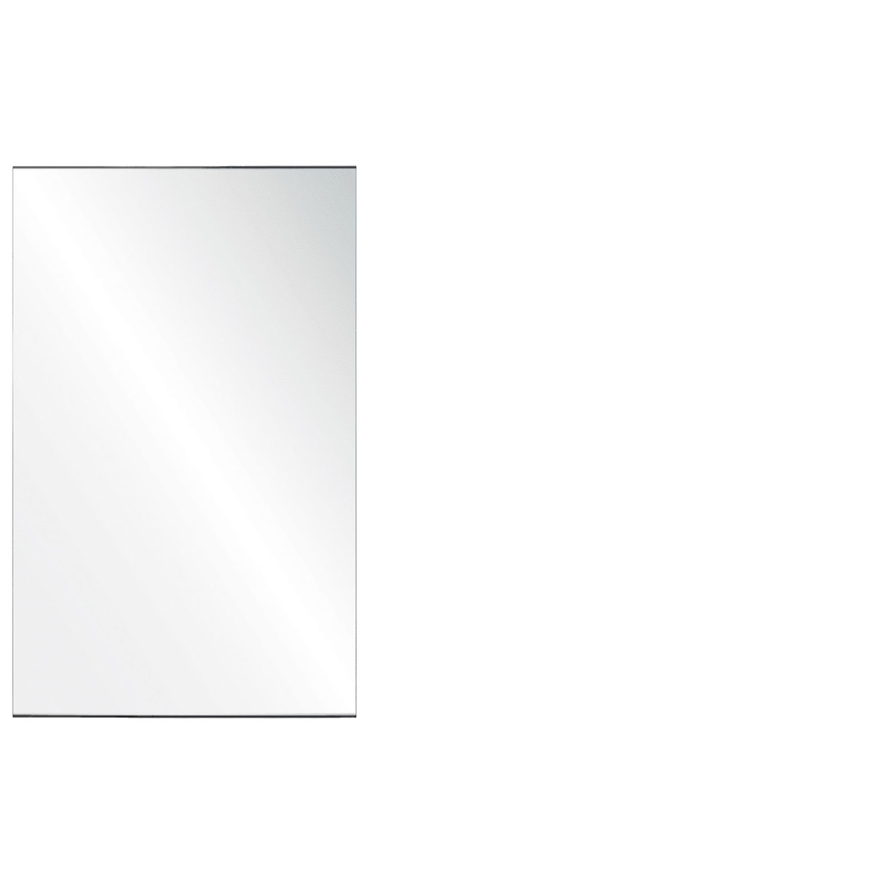 OfficeSource SafeGuard Barrier Collection Clear Acrylic Screen with Square Edges - 30"W x 30"H