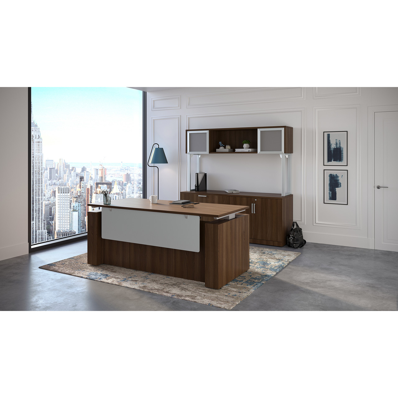 OfficeSource StandUp Standing Desk Collection Height Adjustable Typical - OS164