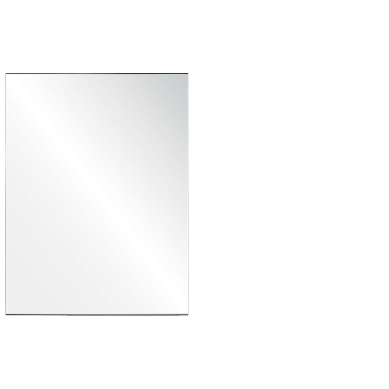 OfficeSource SafeGuard Barrier Collection Clear Acrylic Screen with Square Edges - 36"W x 30"H
