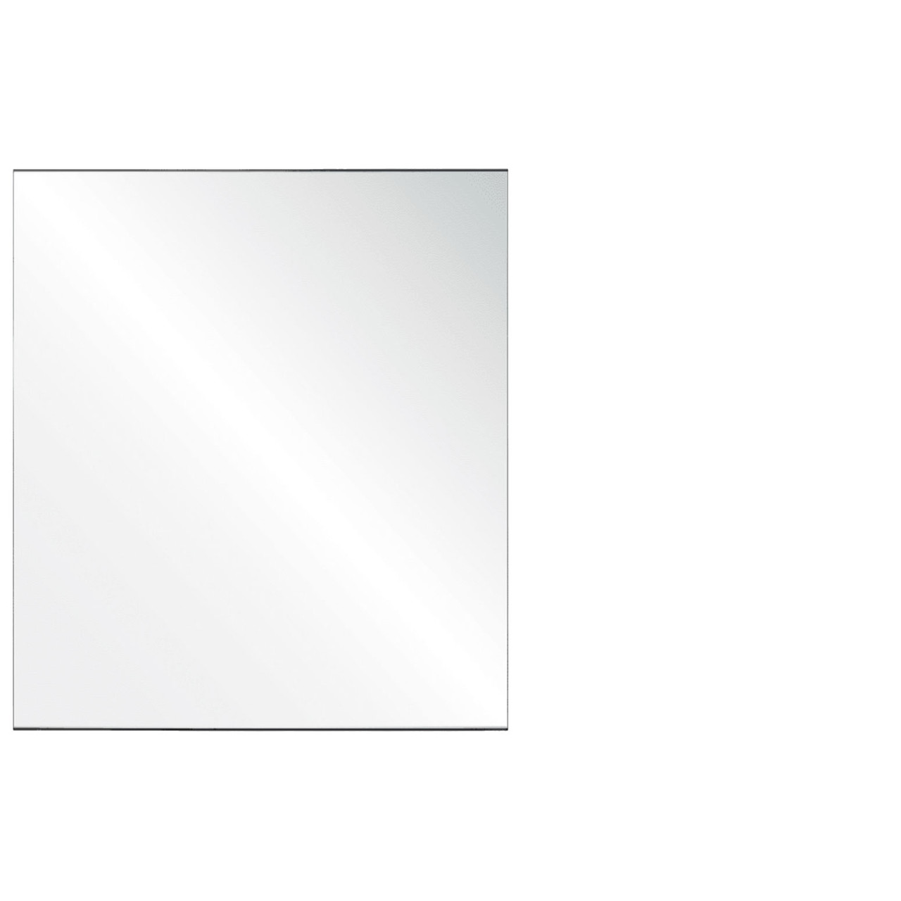 OfficeSource SafeGuard Barrier Collection Clear Acrylic Screen with Square Edges - 42"W x 30"H