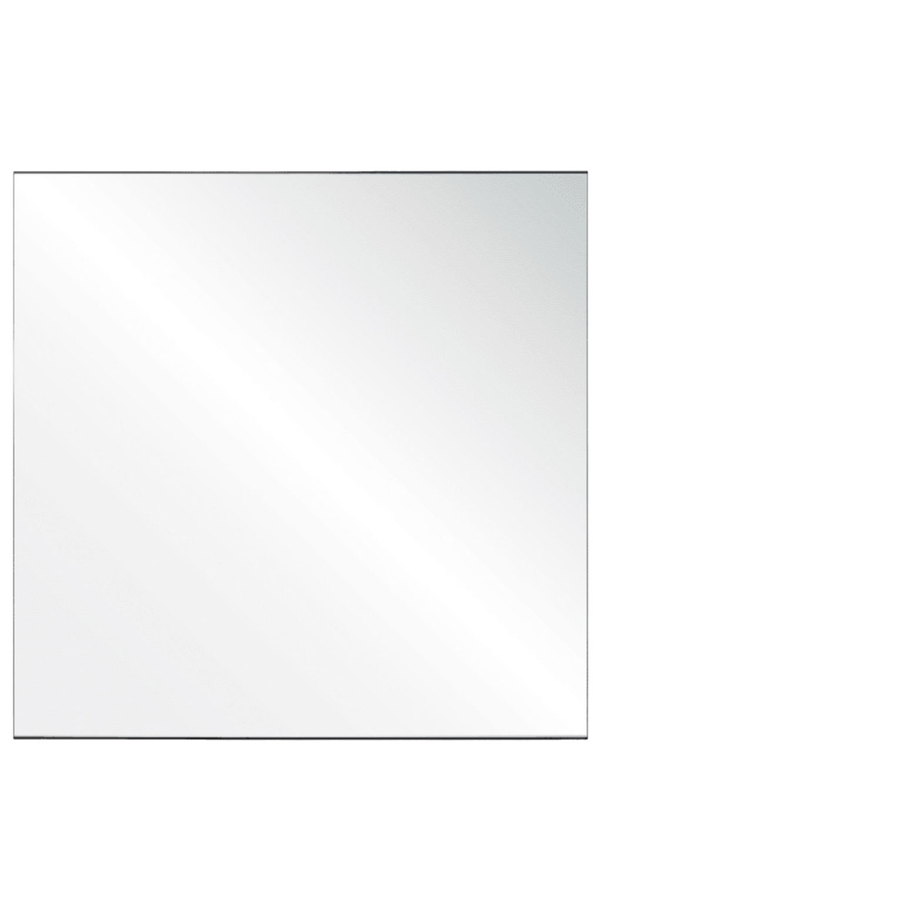 OfficeSource SafeGuard Barrier Collection Clear Acrylic Screen with Square Edges - 48"W x 30"H