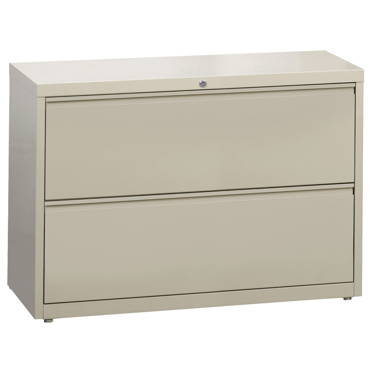 OfficeSource Steel Lateral File Collection 2 Drawer Lateral File Cabinet, 42" Wide